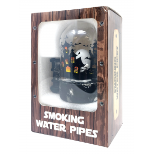 5" Mini Part-Silicone Haunted House Dome Water Pipe (Black) - [SHWP-01]